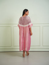 SHIBORI TISSUE SHORT SLEEVES KURTA