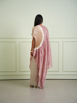 SHIBORI TISSUE ASYM DRESS