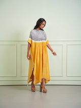 SHIBORI TISSUE KAFTAN
