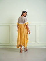 SHIBORI TISSUE KAFTAN