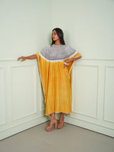 SHIBORI TISSUE KAFTAN
