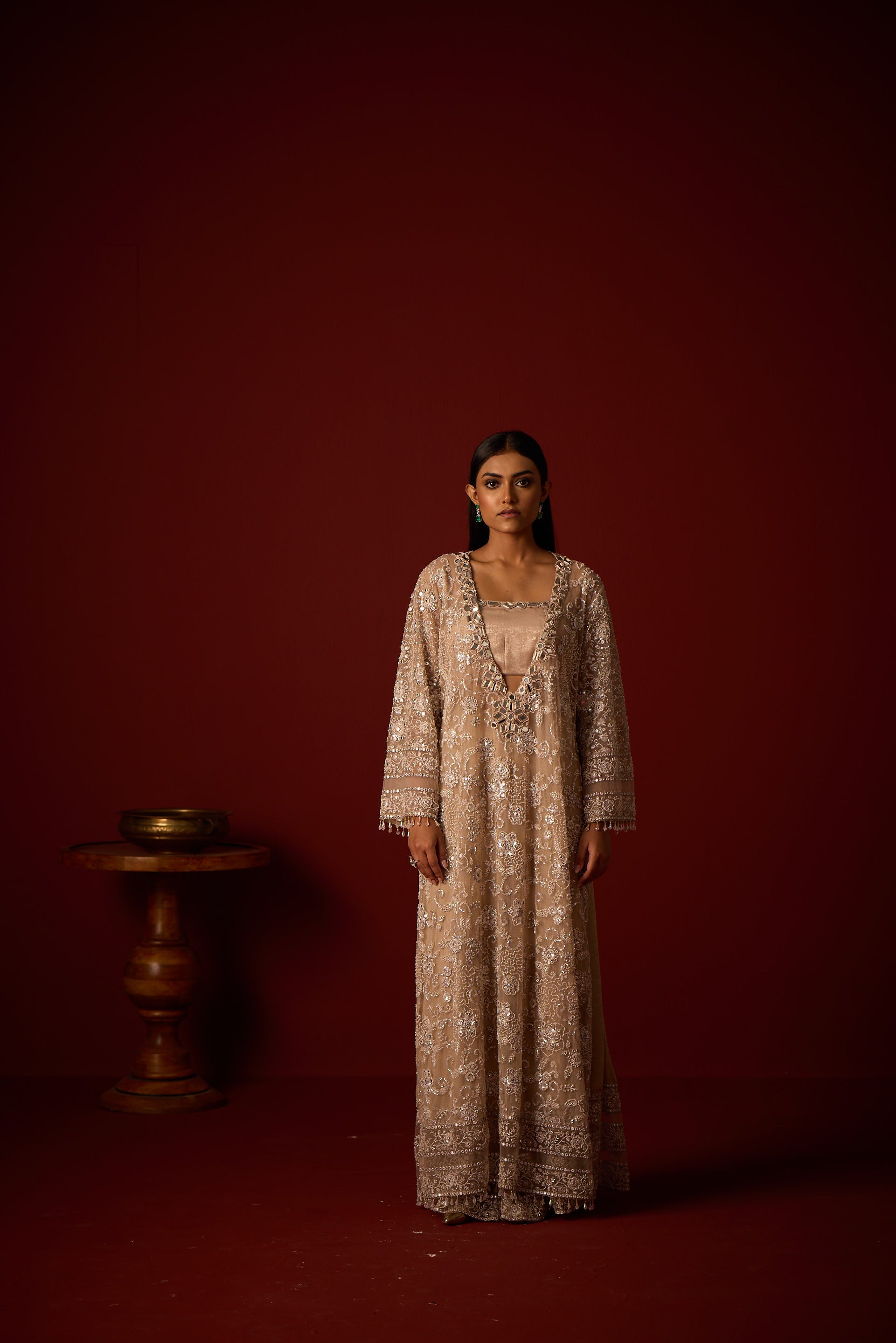 Deep V Neck Kaftan