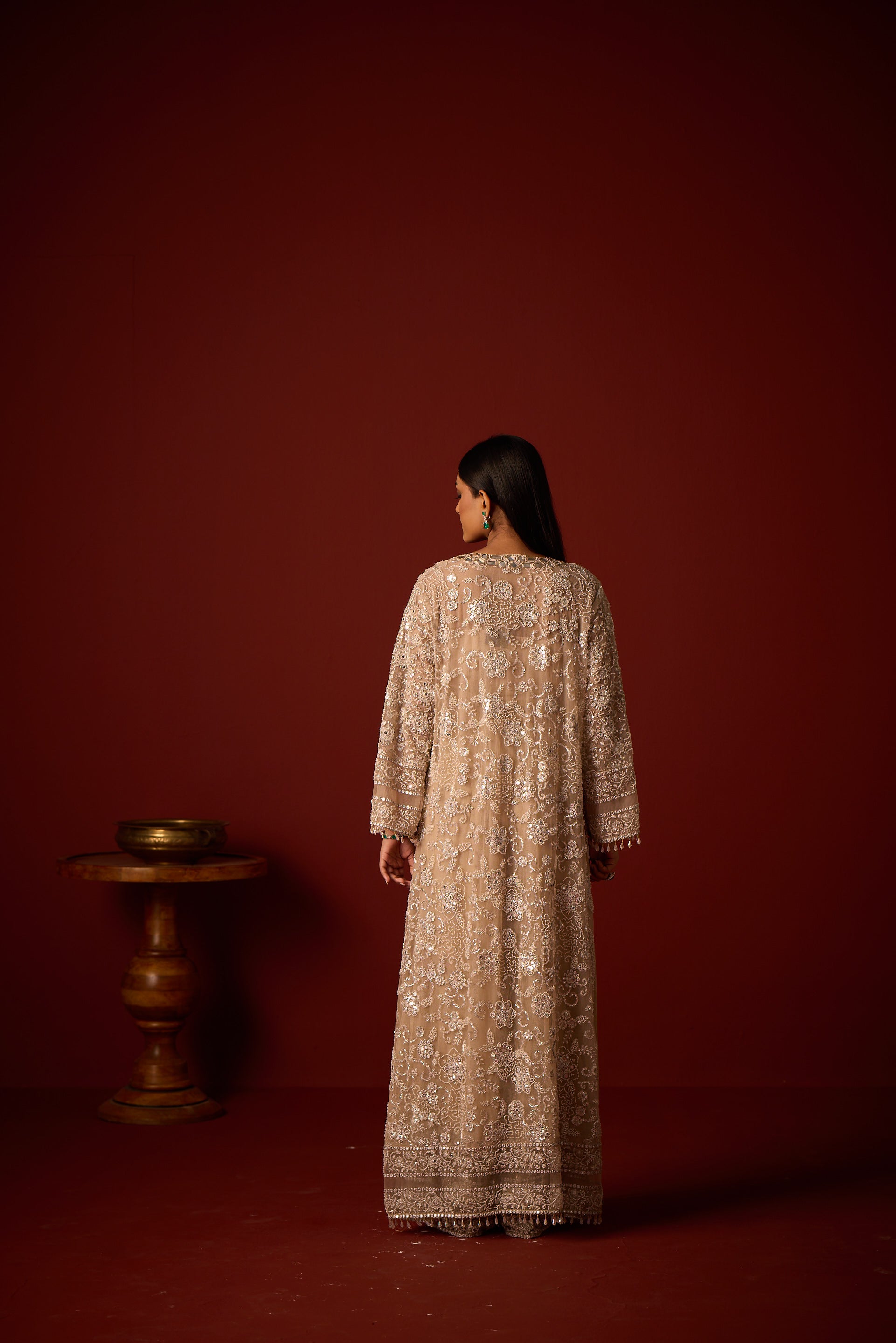 Deep V Neck Kaftan