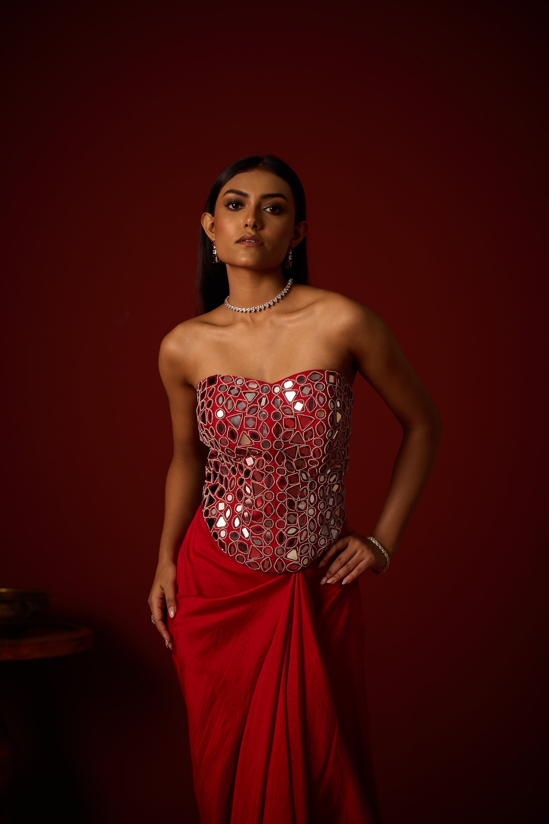 Mirrorwork Corset