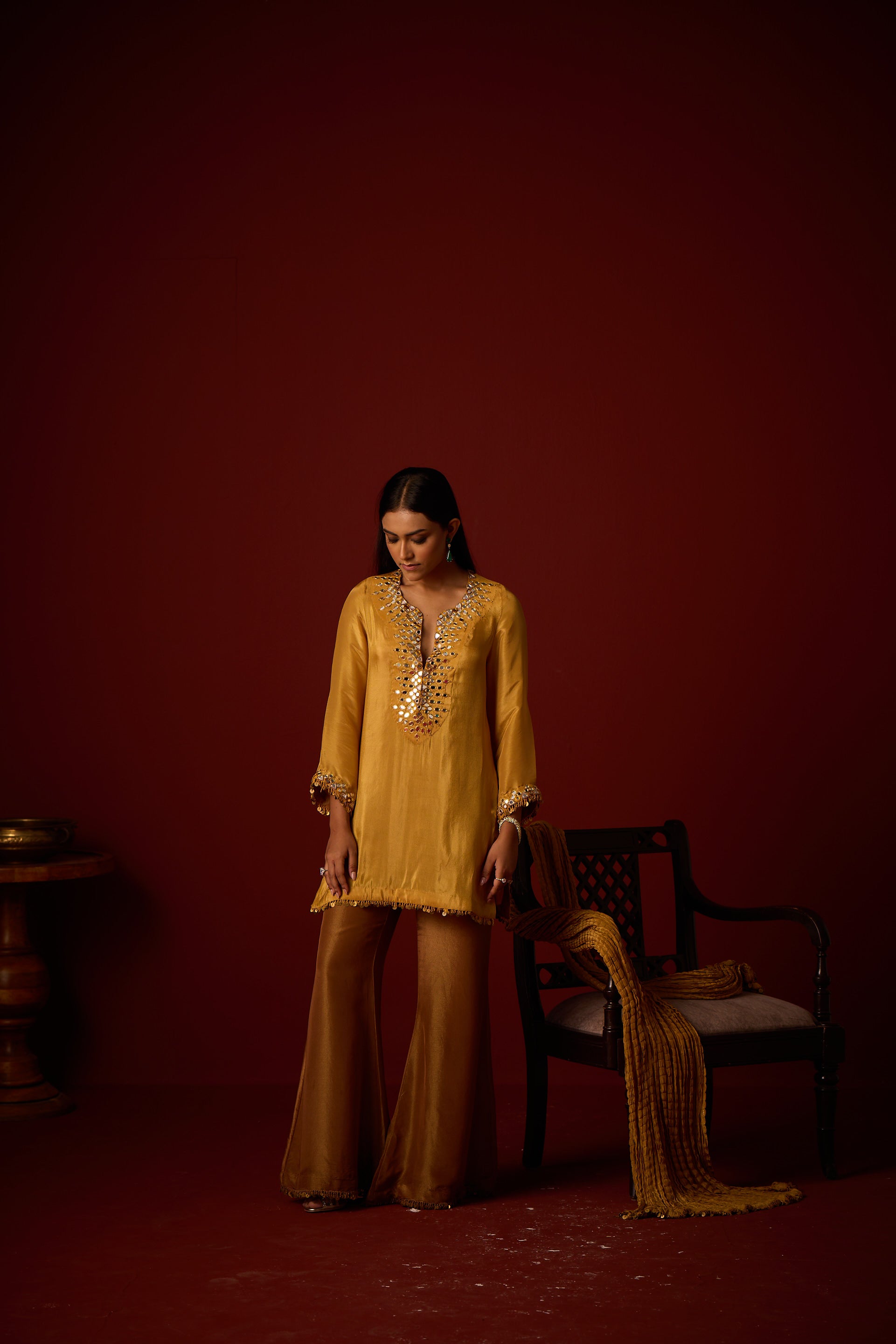 Tissue Mirrorwork Tunic