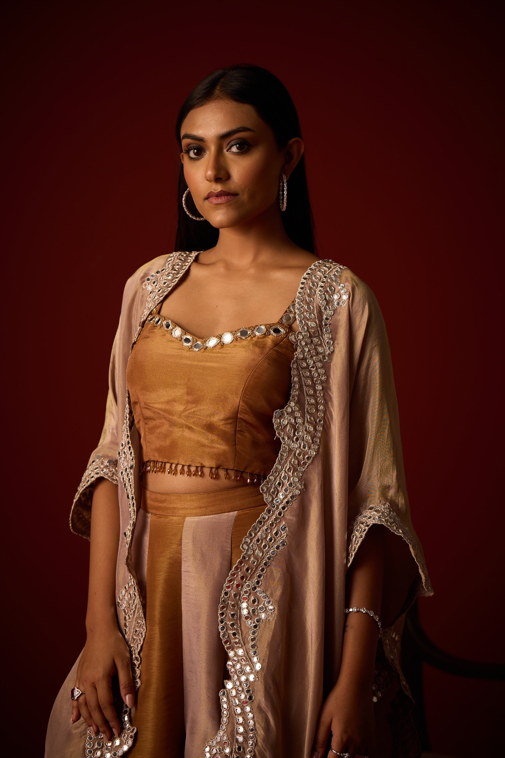 Panelled Tissue Palazzos