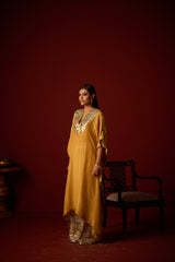Tissue Mirror Work Kaftan
