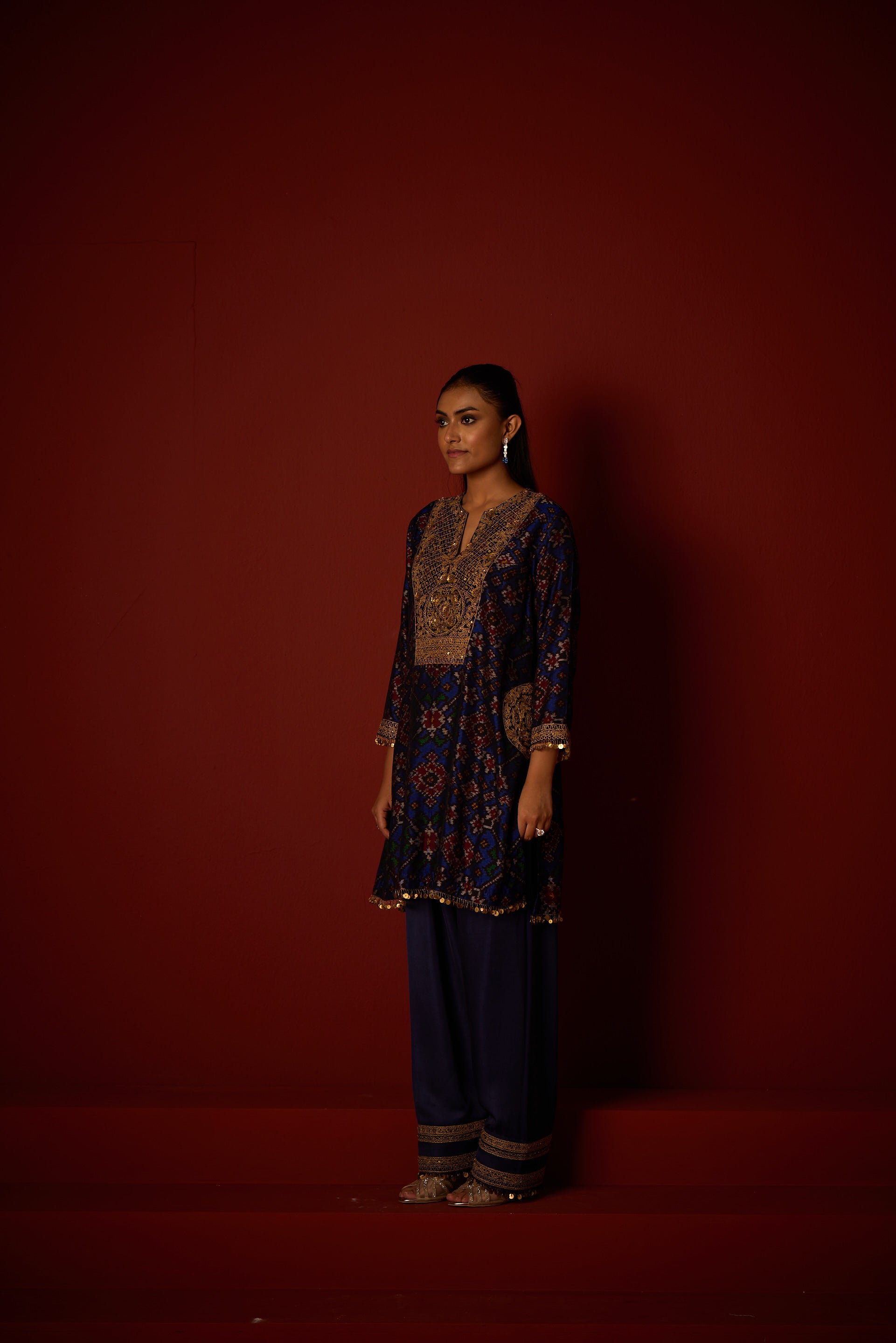 Patola Tunic With Marodiwork