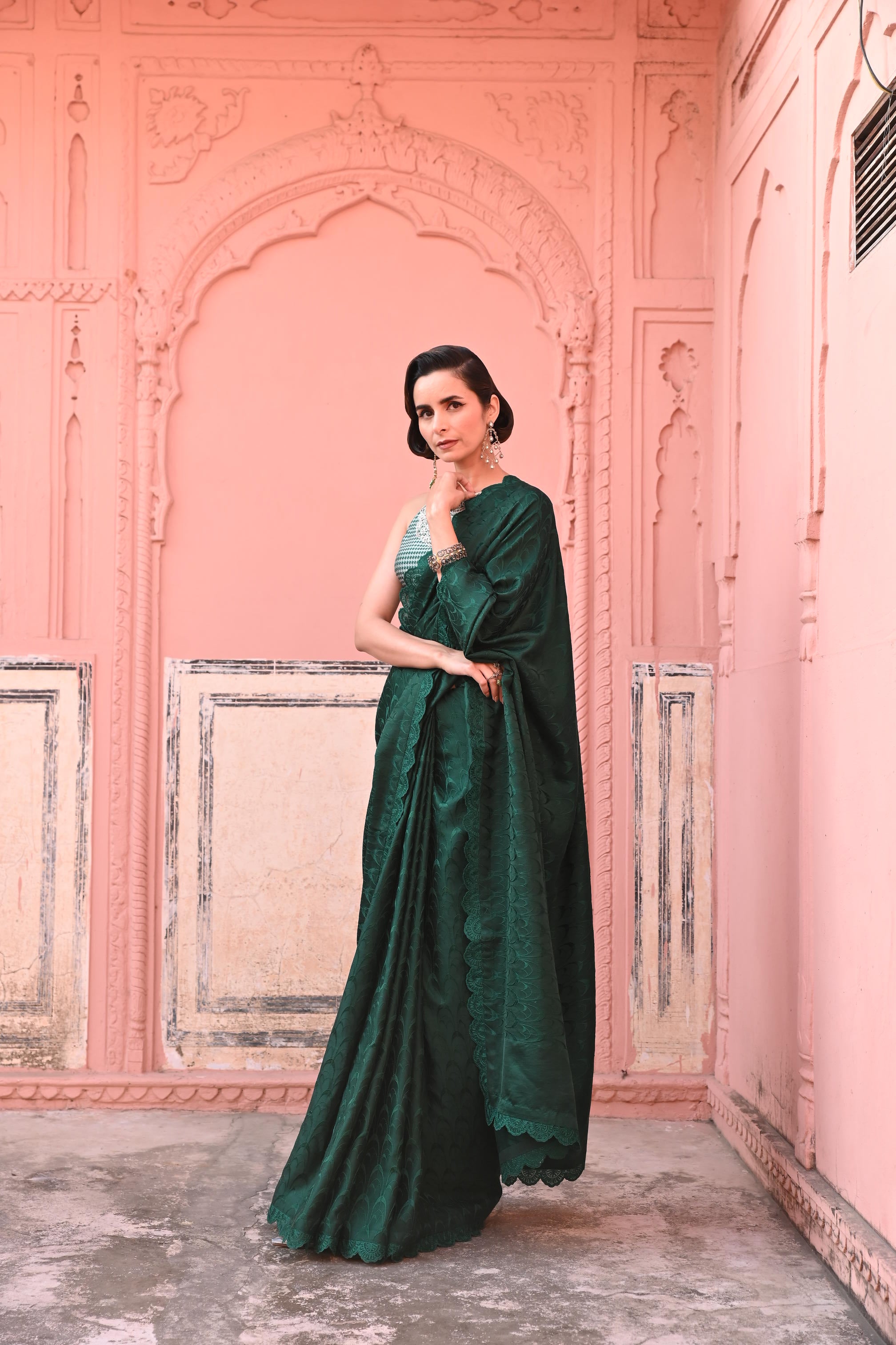 O Haseena Tanchoi Handloom Saree