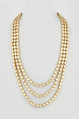 Classic Three-Layered Kundan Mala