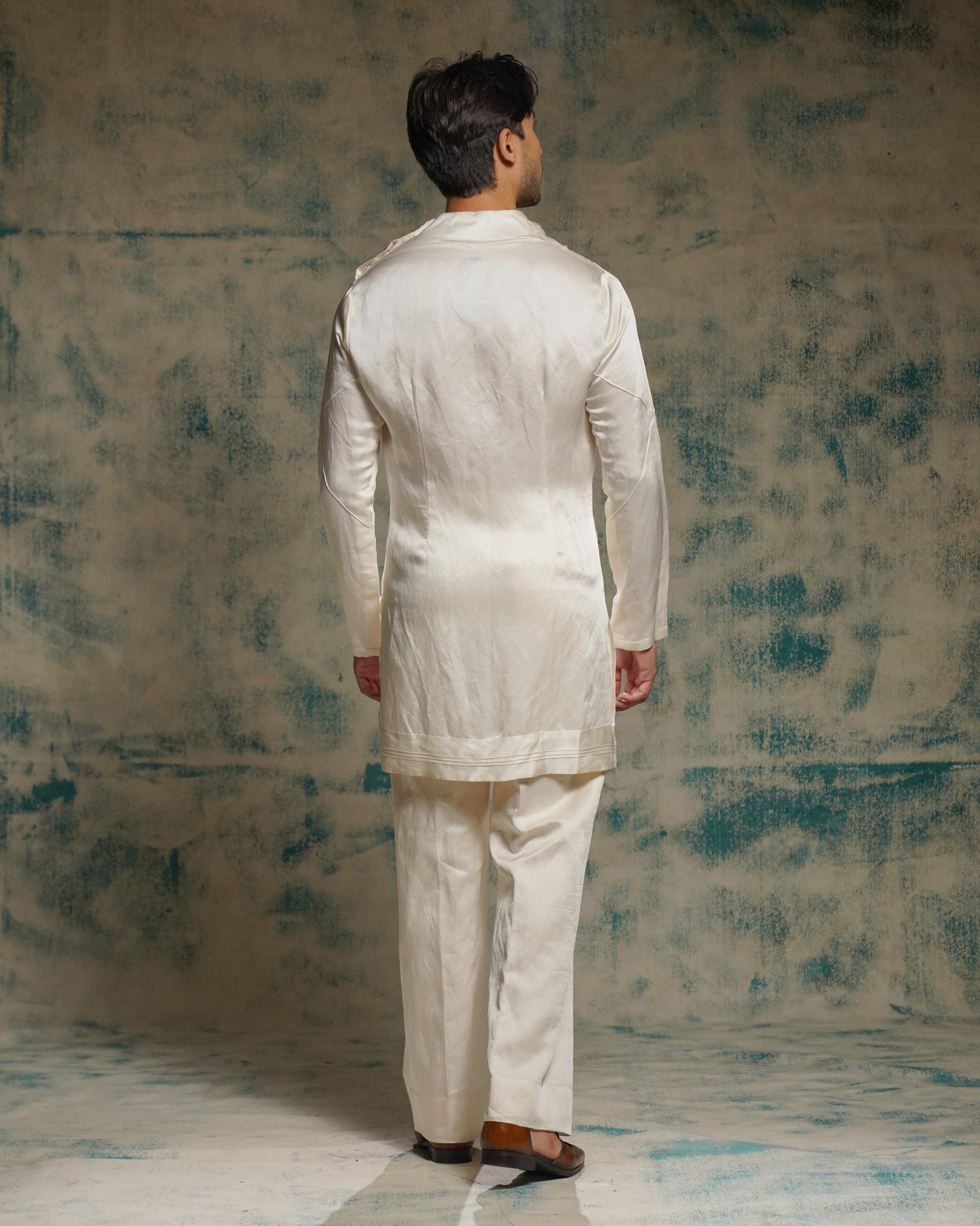 Classic Cowl Neck Kurta Set