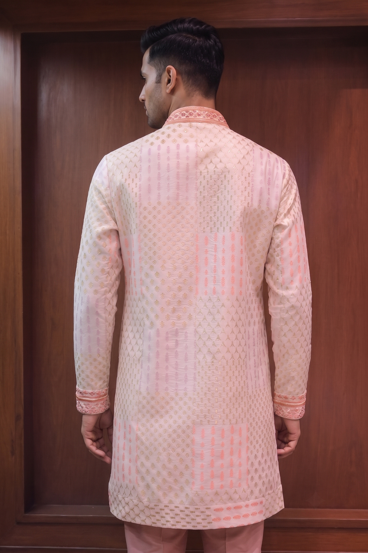 Ivory Jacquard Kurta