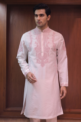 Ivory Chanderi Kurta
