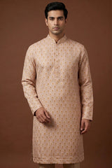 Ivory & Golden Kurta