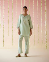 Sea Green Dori Co-ord Set
