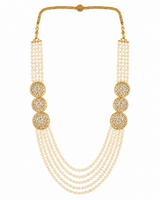 Multi-Layered Pearl Gold Plated Groom Mala