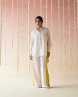 Sunlit Khadi Colorblocked Co-ord Set