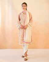 Pink Charm Cotton Kurta with Tulip Pants