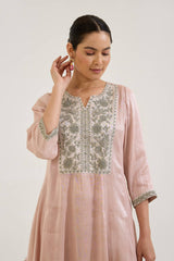 Rosy Dori Tissue Anarkali with Narrow Pants - Set of 2