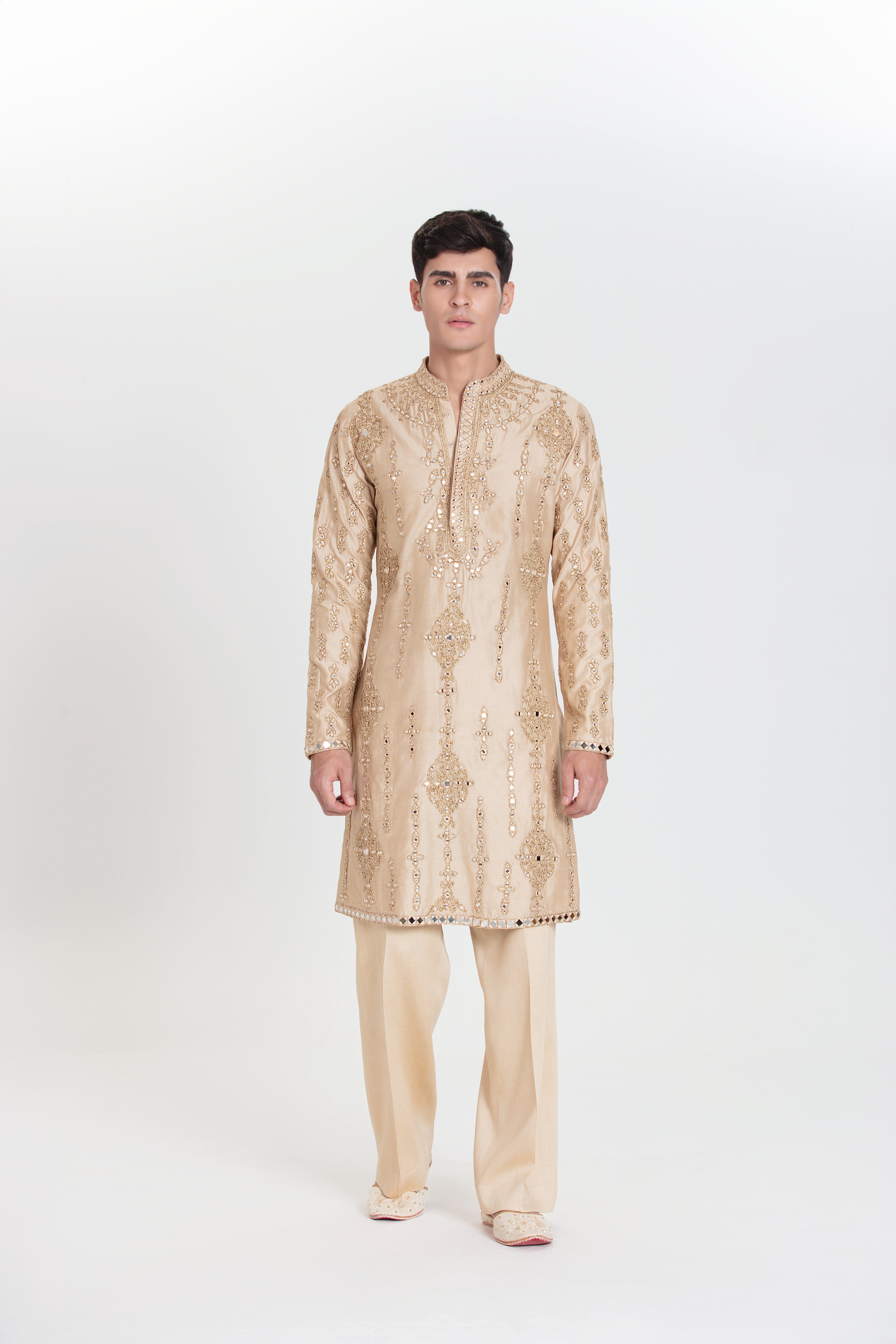 Beige Radiant Kurta Set