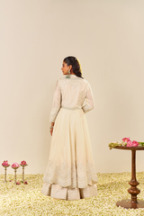 AMEENA - LONG ANARKALI WITH SKIRT
