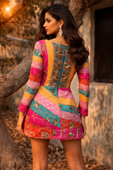 CHROMATA EMBELLISHED DRESS