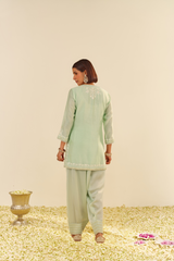 HANIYA - SHORT KURTA WITH SALWAR AND DUPATTA