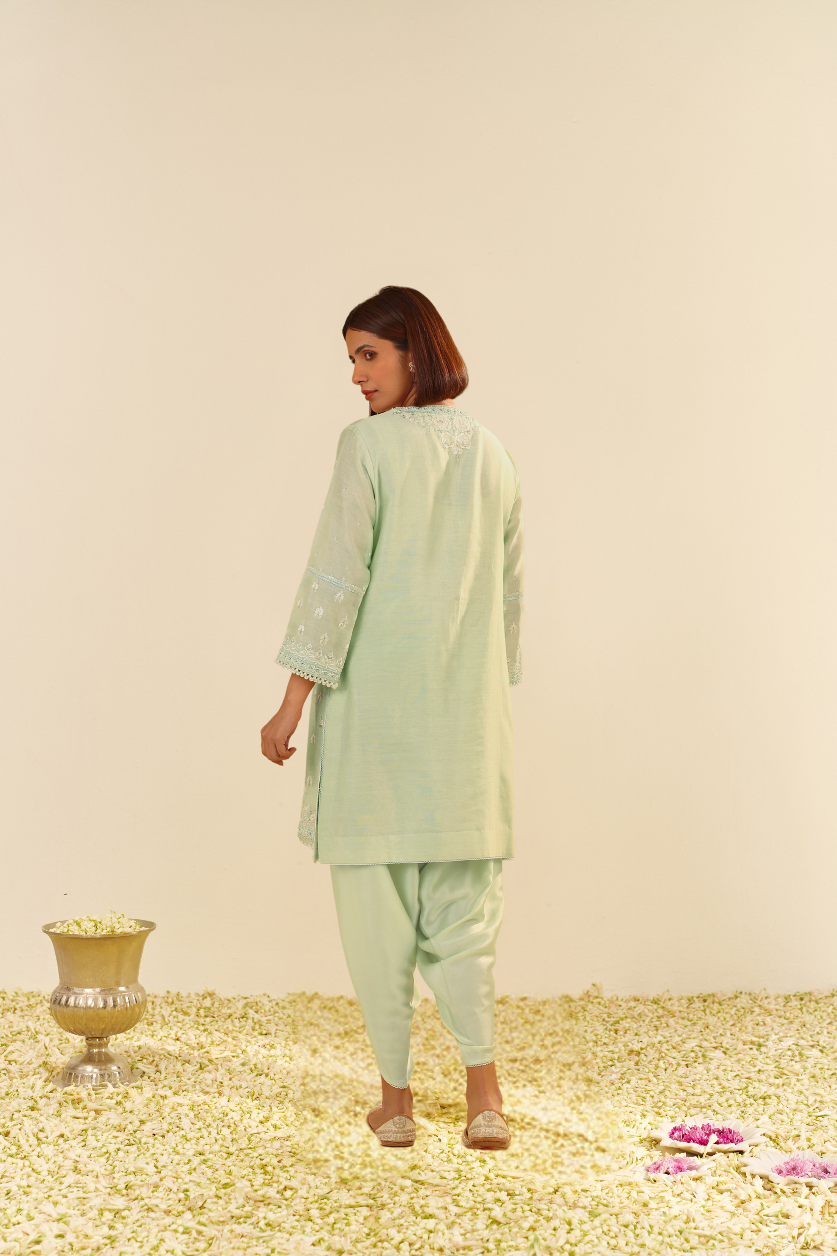 ZAHRA - SHORT KURTA WITH DHOTI