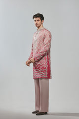 Kurta - heavy chanderi , pant -Cotton twill