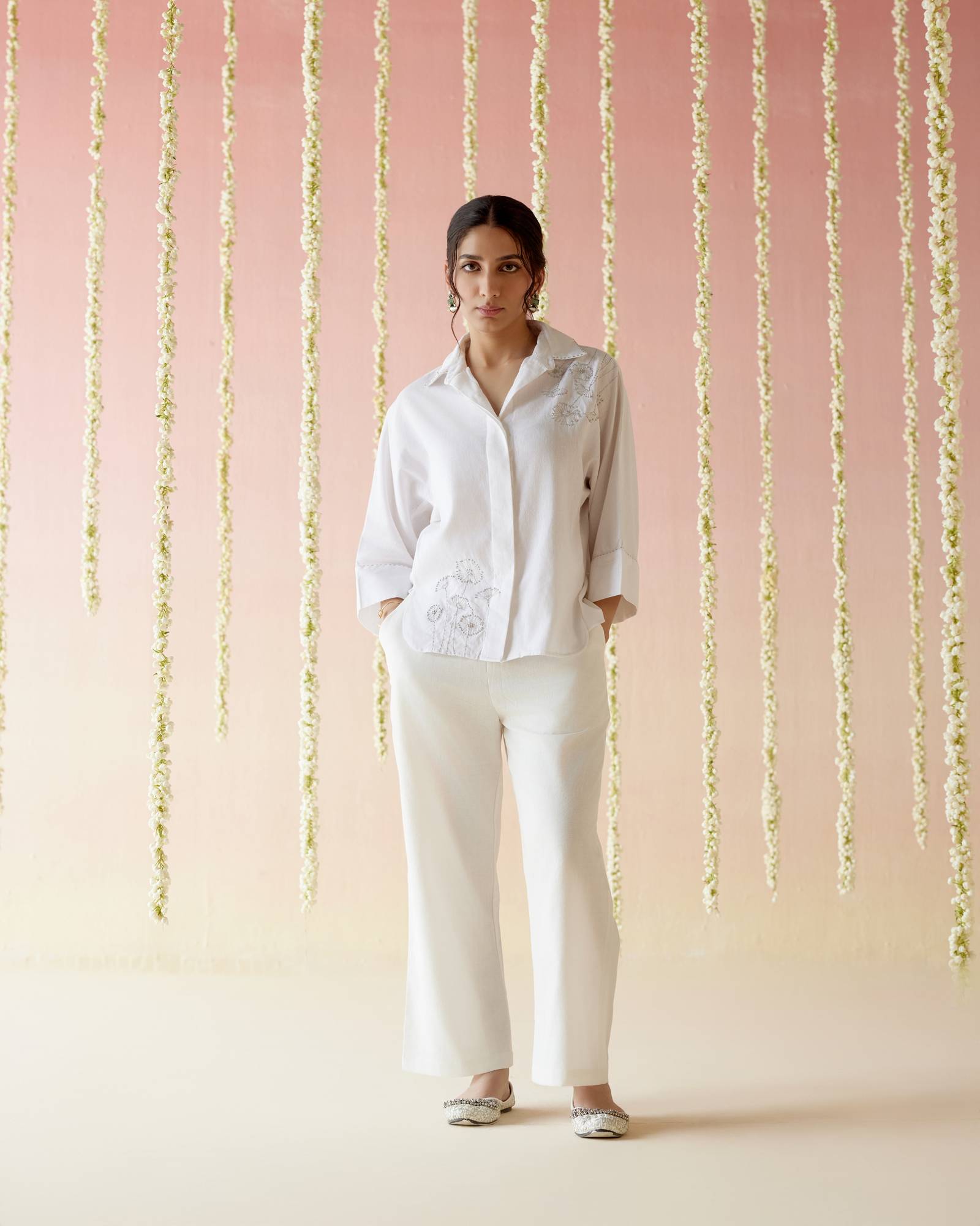 Dandelion White Co-ord Set