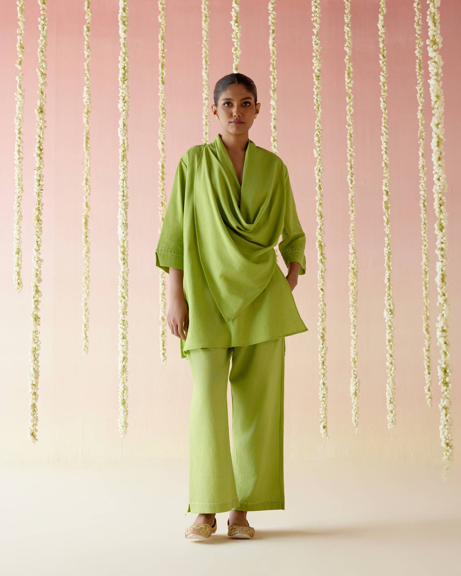 Clover Green Solid Co-ord Set