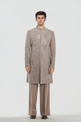 Sherwani and pant -Neo tech and Kurta and stole -Heavy chanderi