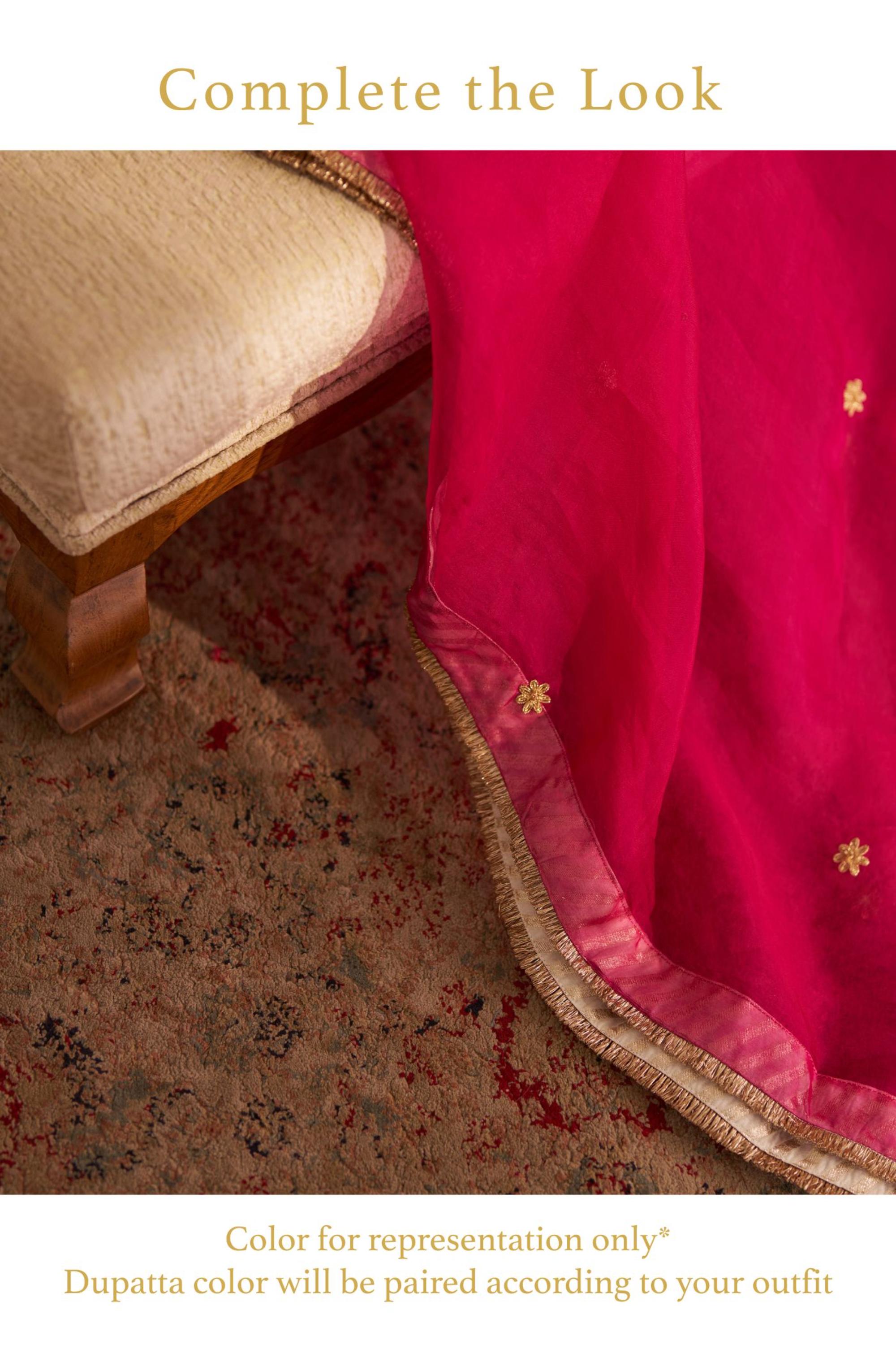 MEHZA - SHORT CHAUGA WITH SALWAR AND DUPATTA