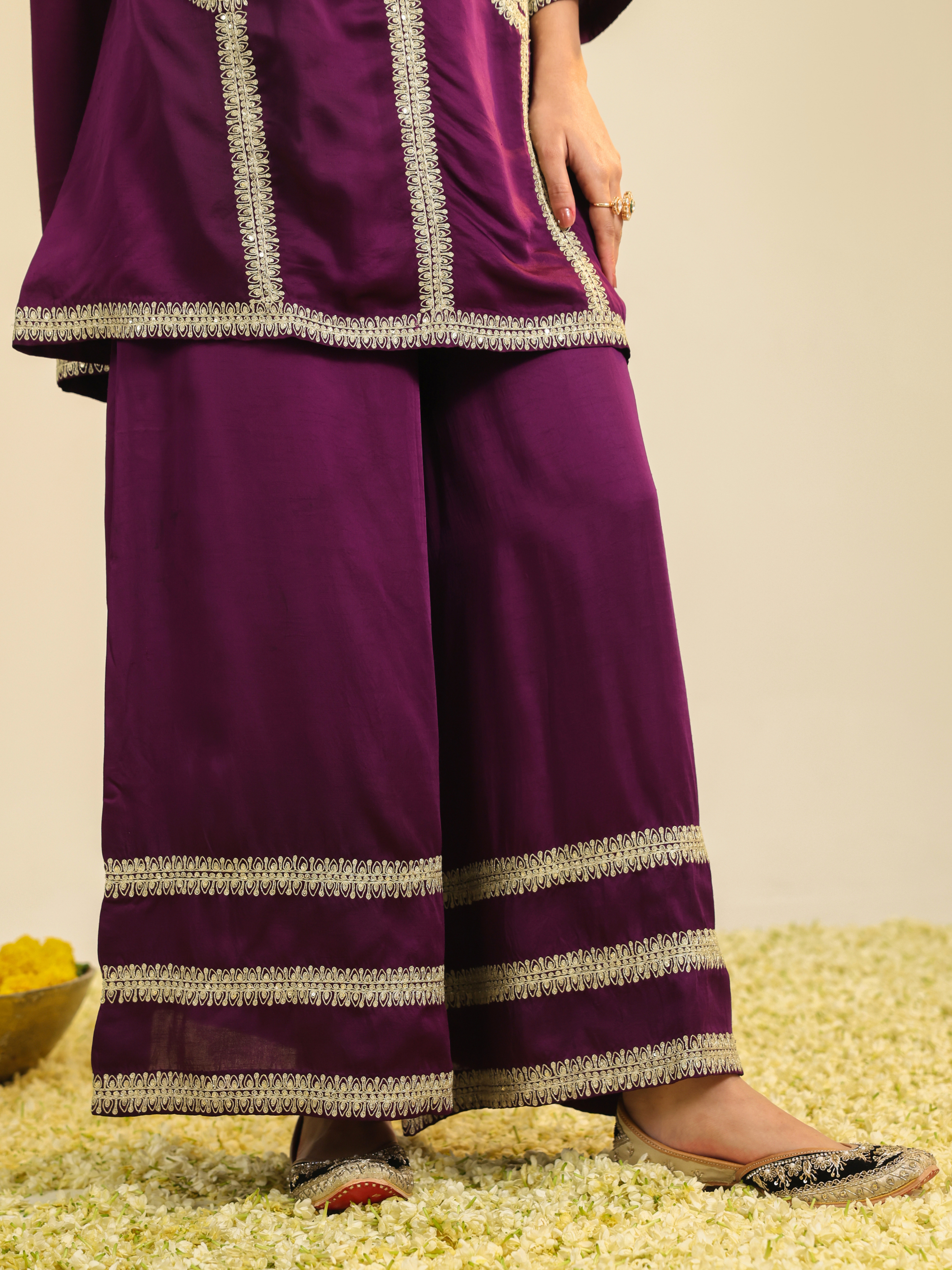 Purple Zainaa Kurta Set