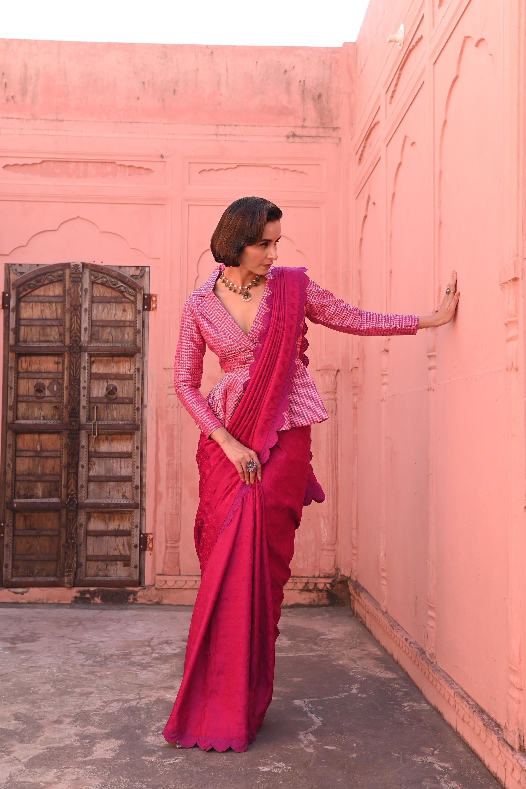 O Haseena Tanchoi Handloom Saree