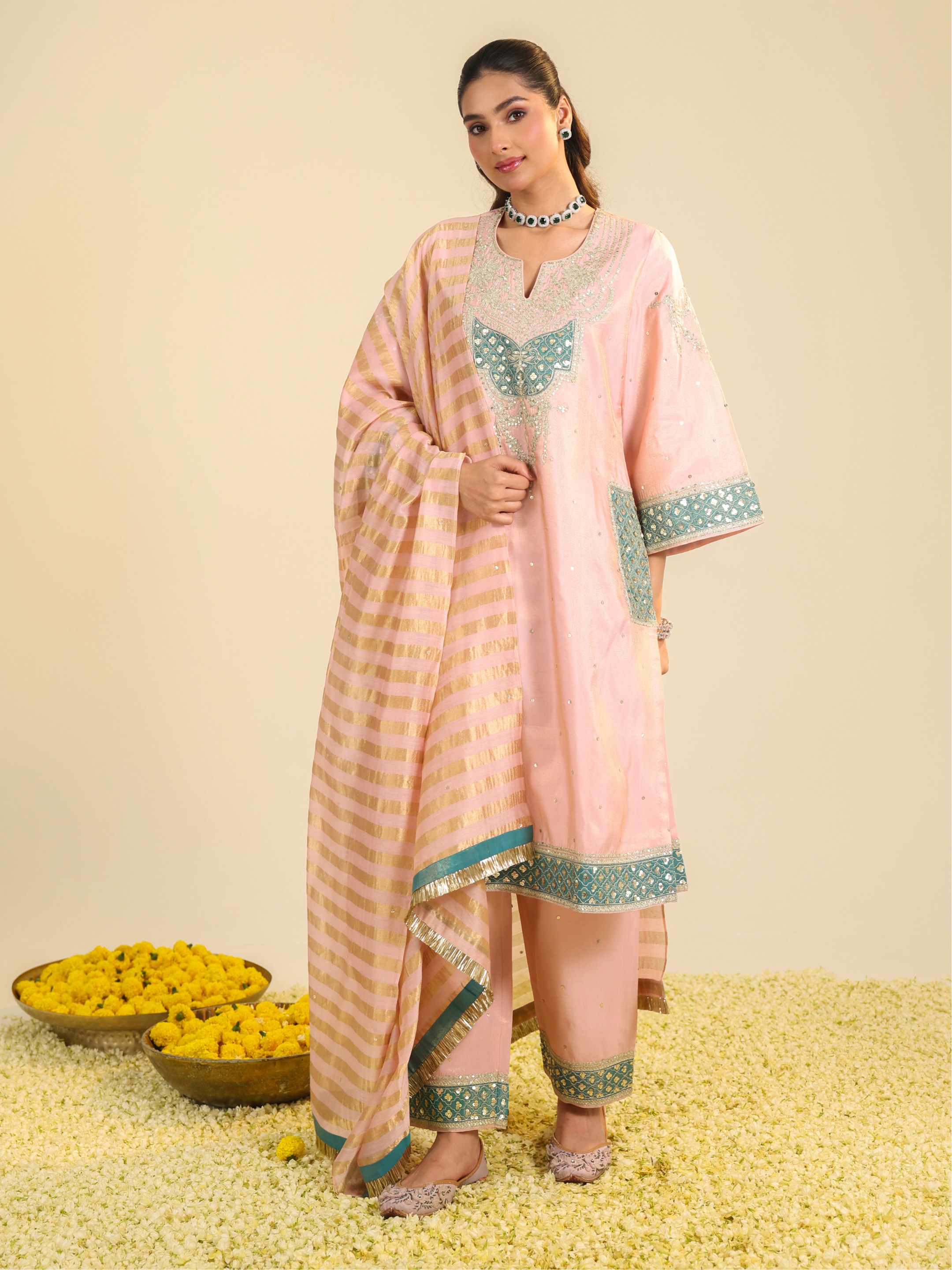 Pink Akshi Kurta Set