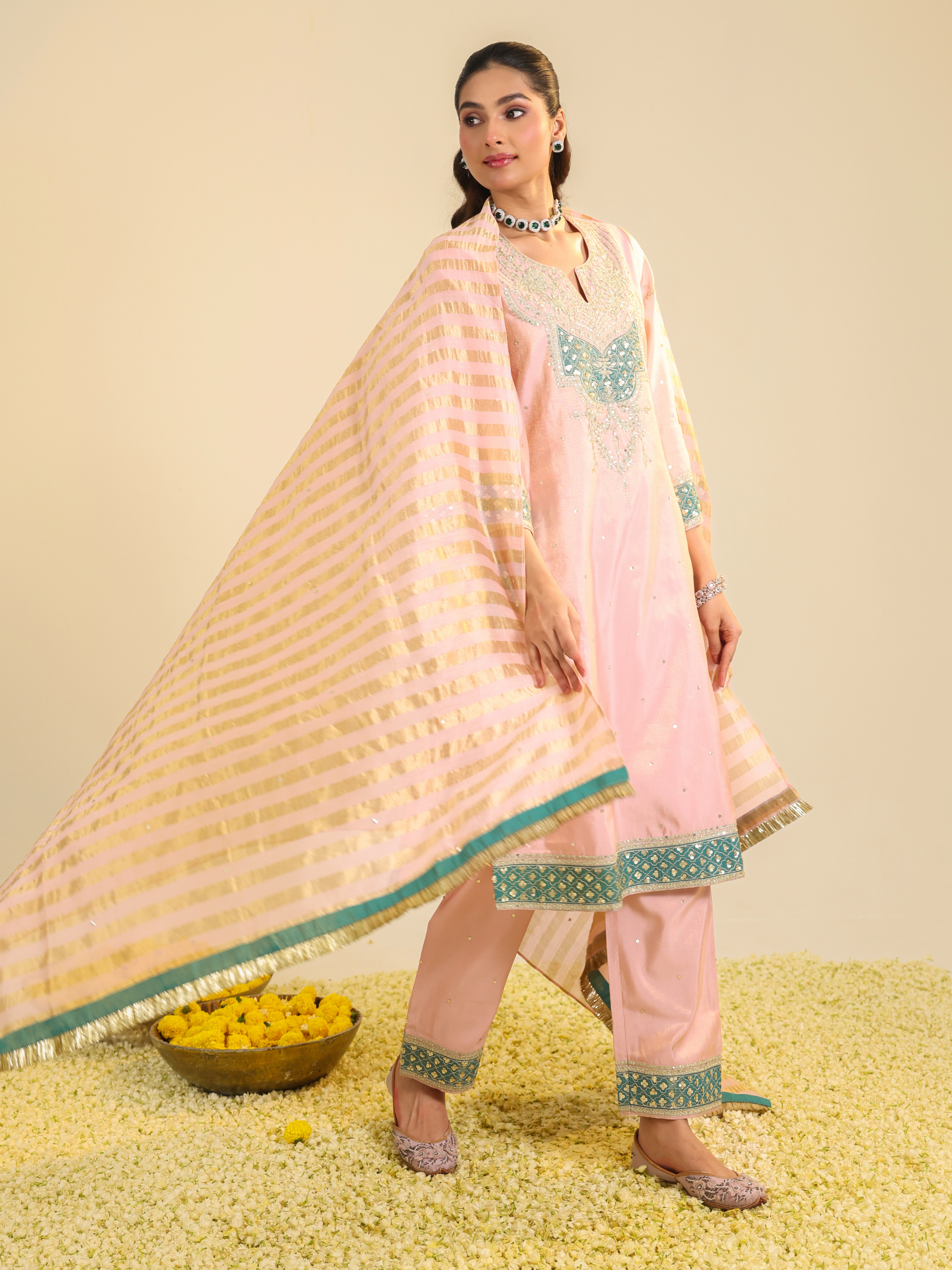 Pink Akshi Kurta Set