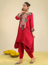 Red Amayra Kurta Set