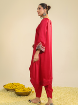 Red Amayra Kurta Set