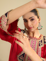 Red Amayra Kurta Set