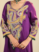 Purple Paisley Asar Kurta Set