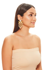 Pearl Cluster Earrings