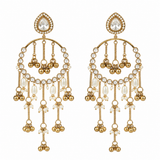 Kundan Tassel Earrings