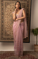 Lilac Saree