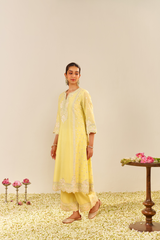 SUMAIYA - A-LINE KURTA WITH PALAZZO