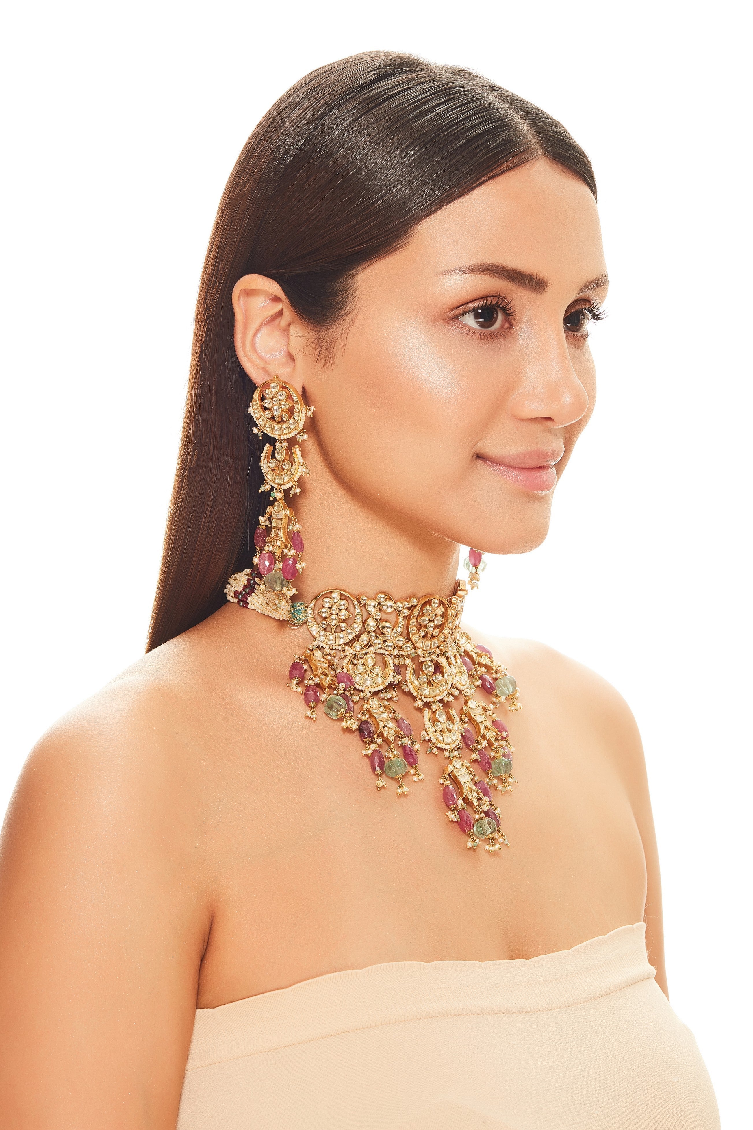 Chaand Kundan Choker Set