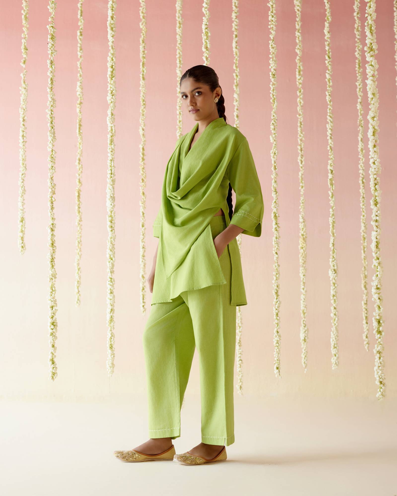 Clover Green Solid Co-ord Set
