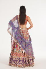 REBECCA PASTEL LEHENGA SET