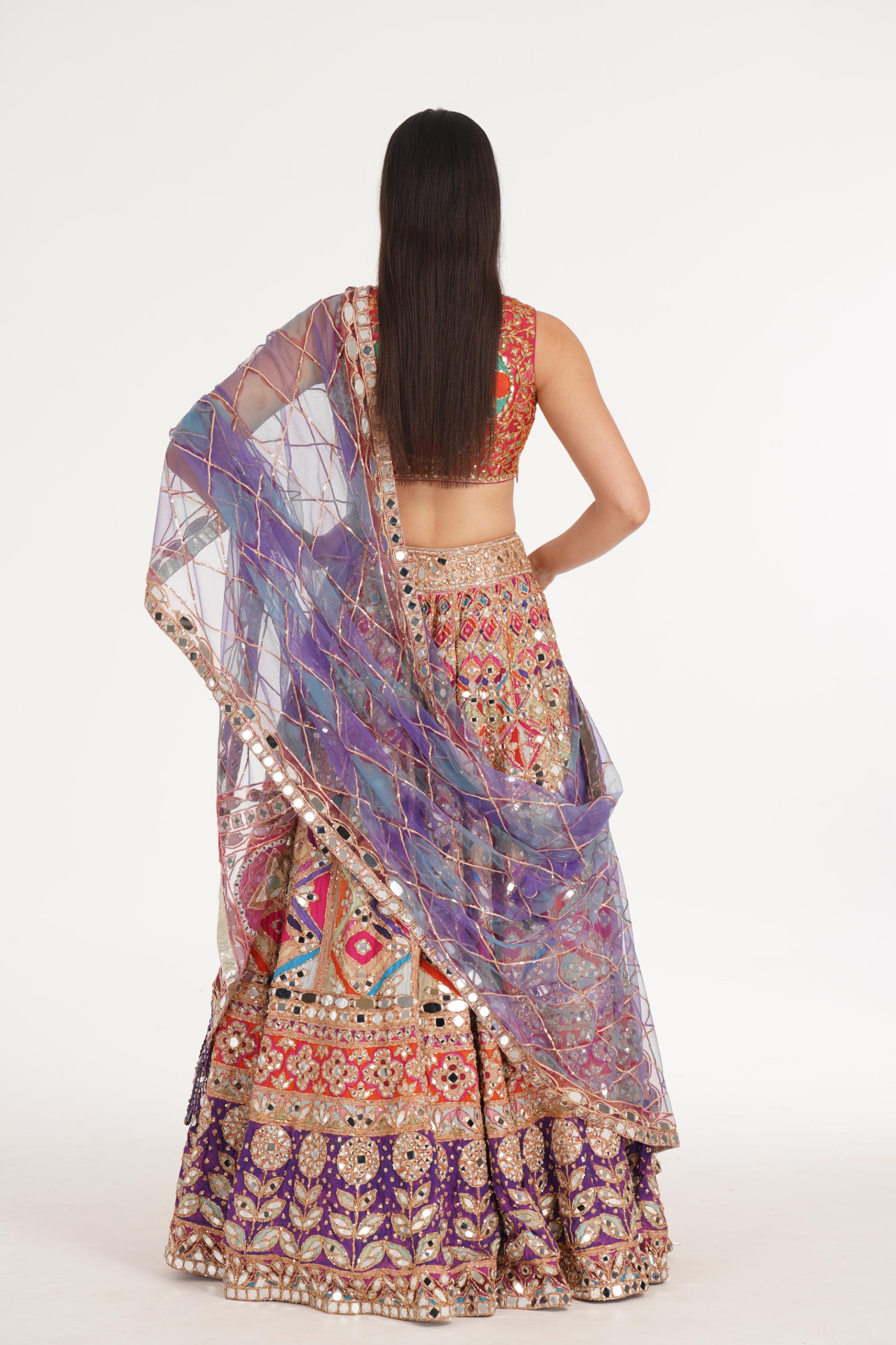 REBECCA PASTEL LEHENGA SET