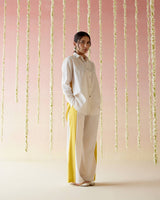 Sunlit Khadi Colorblocked Co-ord Set